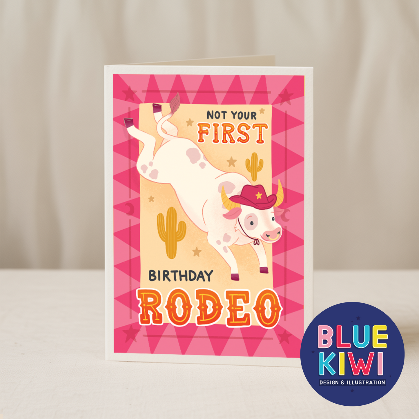 Not your first birthday rodeo 5x7 card