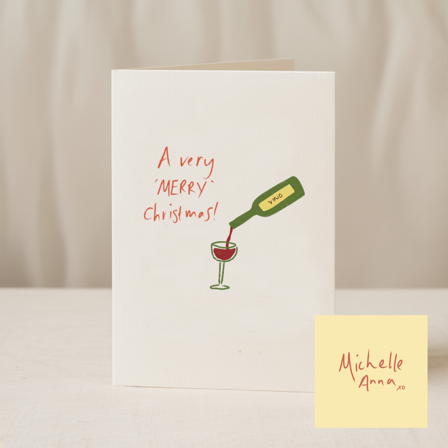 A very merry Christmas 5x7 card