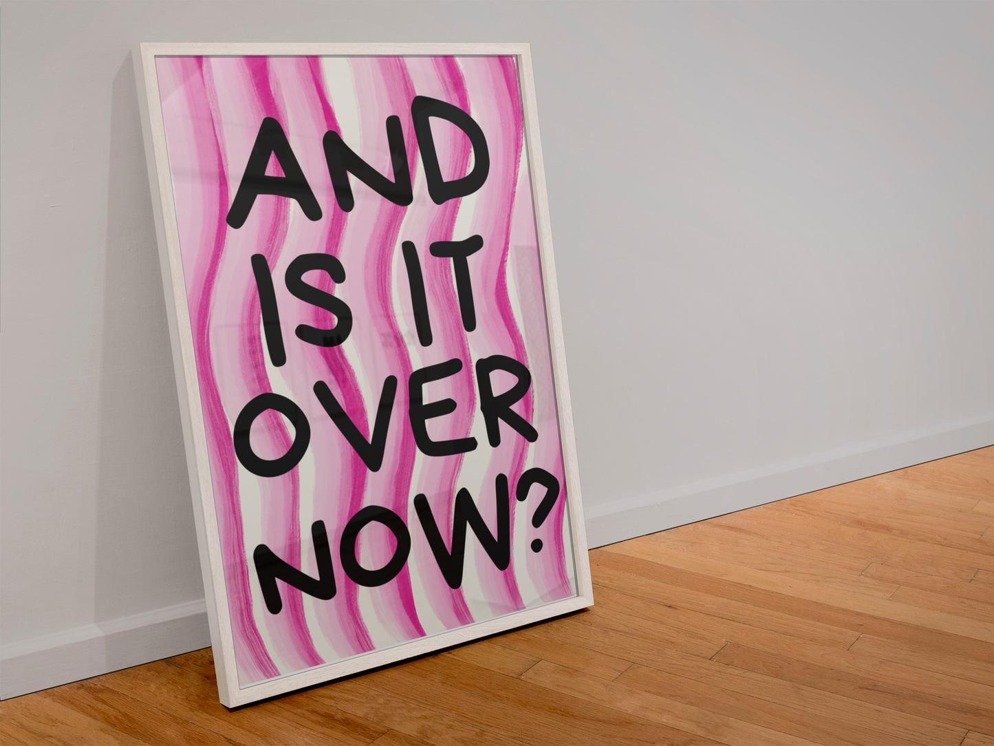 And is it over now? Print
