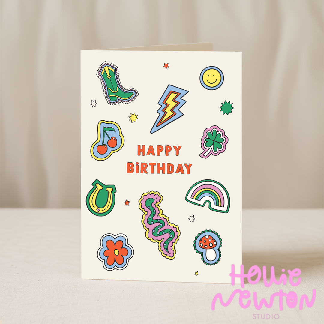 Happy Birthday 5x7 card