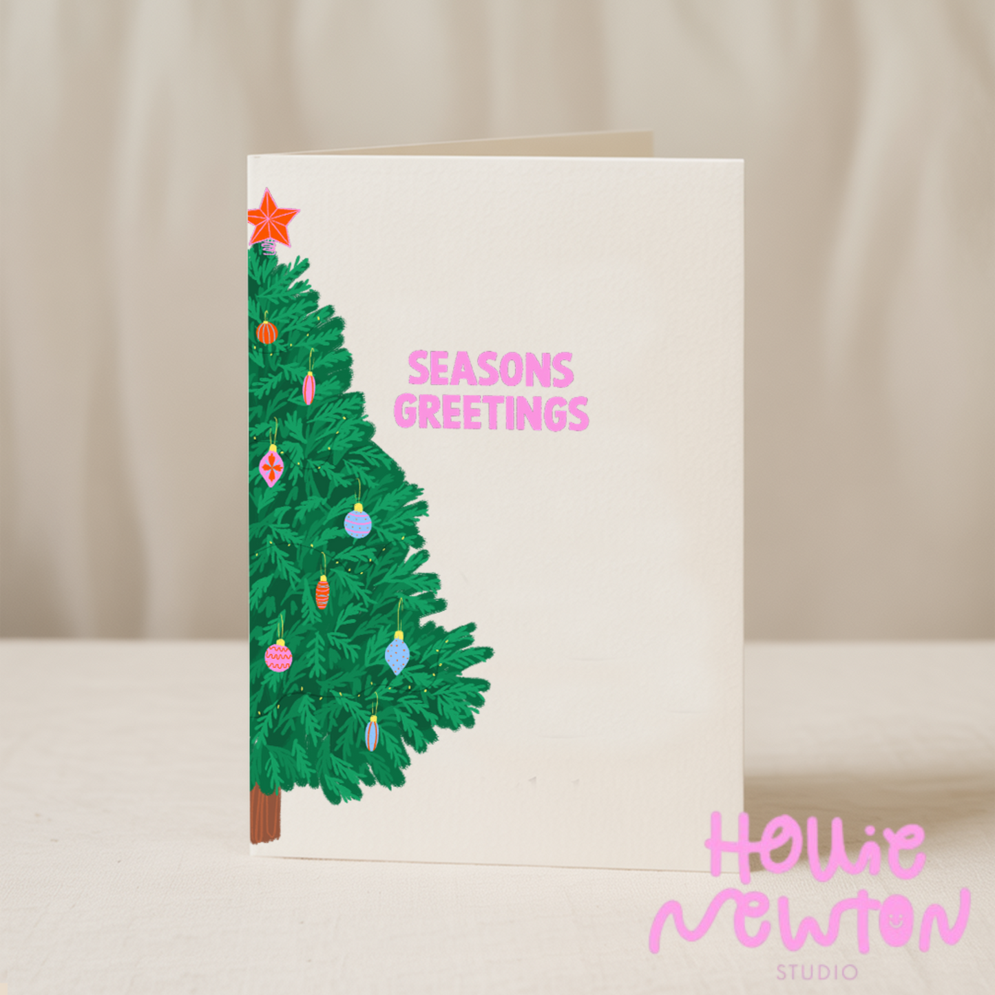 Seasons greetings 5x7 card