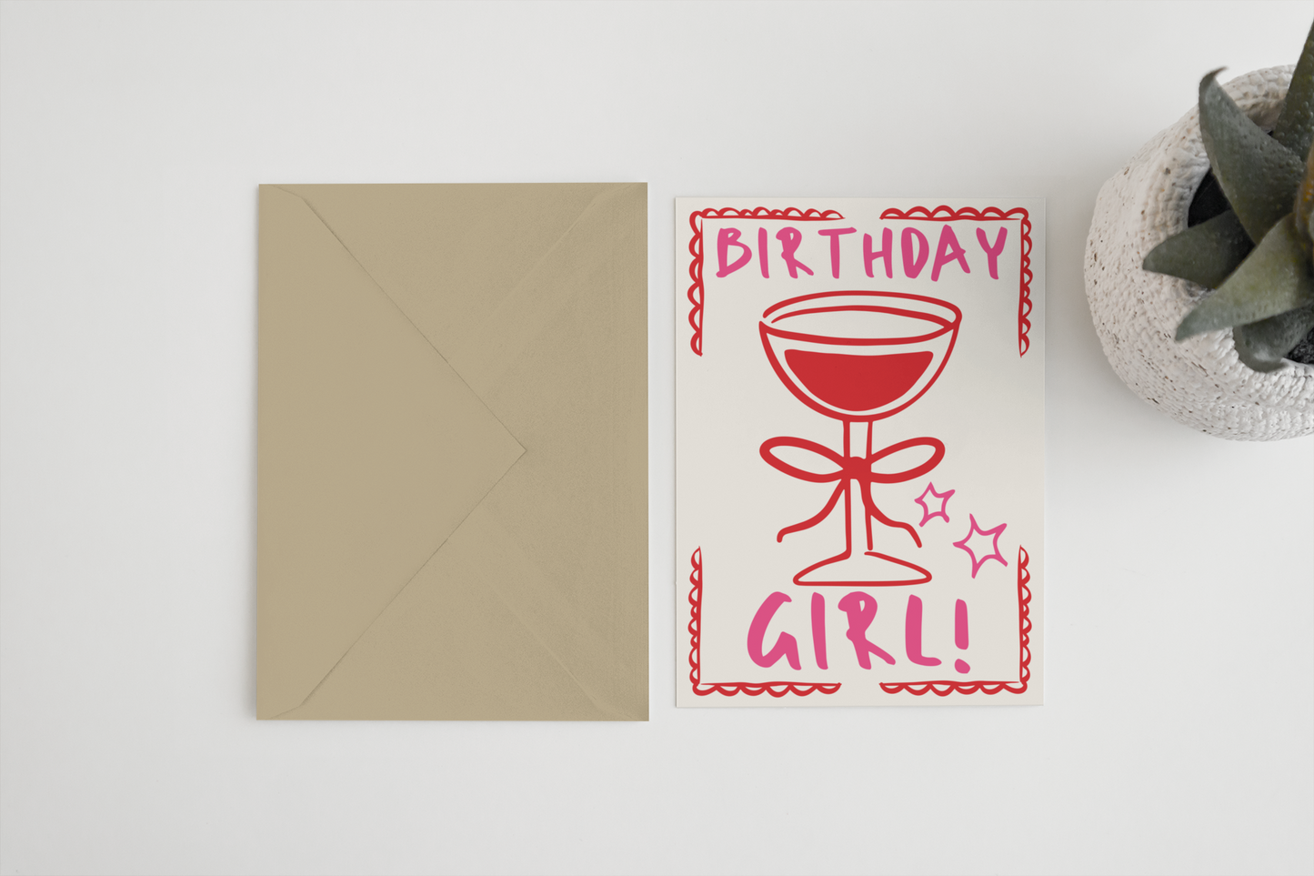 Birthday Girl 5x7 card