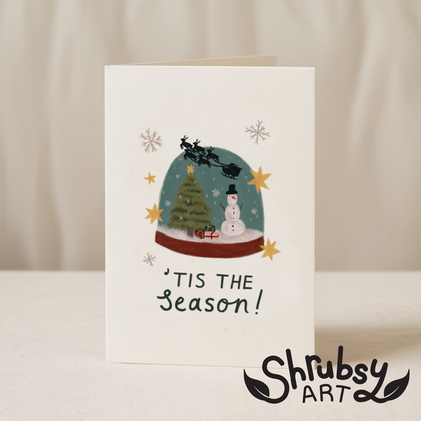 Tis the season 5x7 card