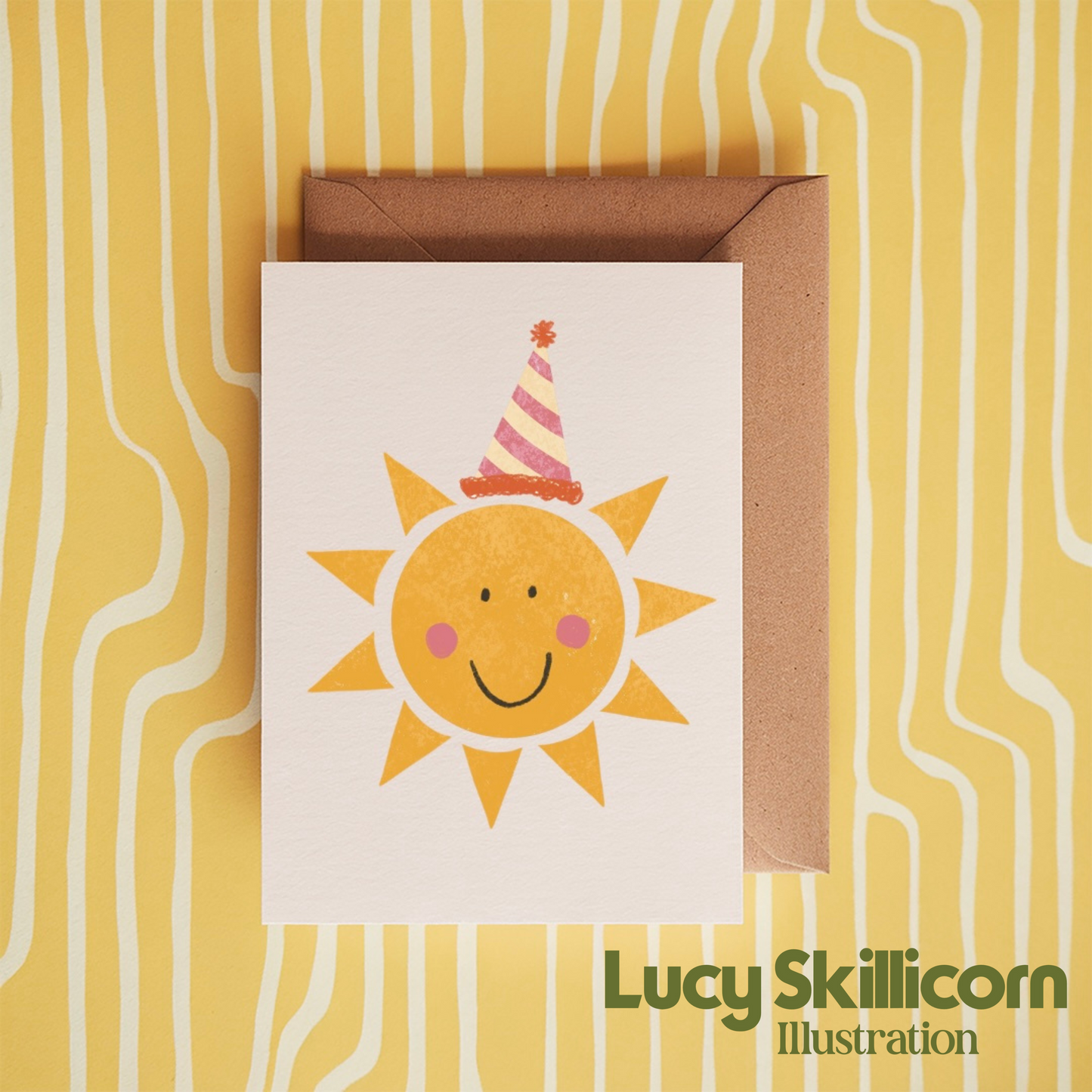 Smiley Sunshine 5x7 card