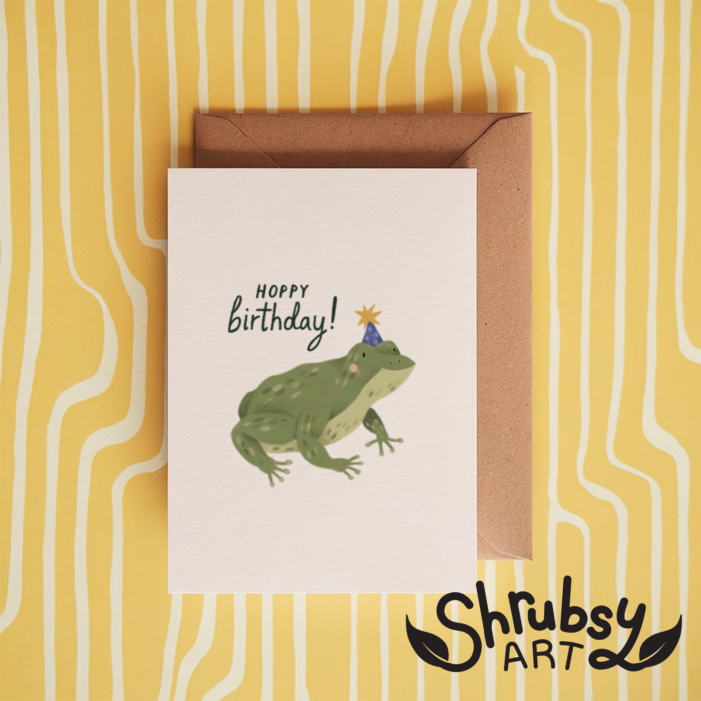 Hoppy Birthday 5x7 card