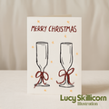 Merry Christmas drinks 5x7 card