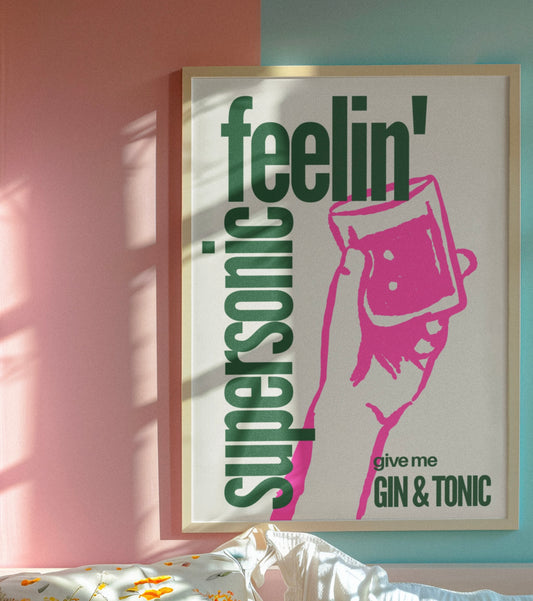 Feelin’ supersonic Oasis inspired print