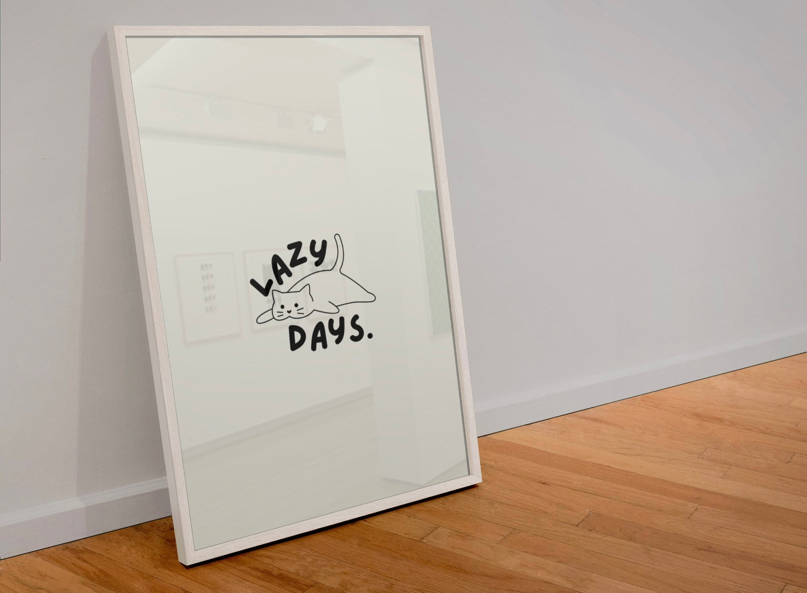 Lazy days print
