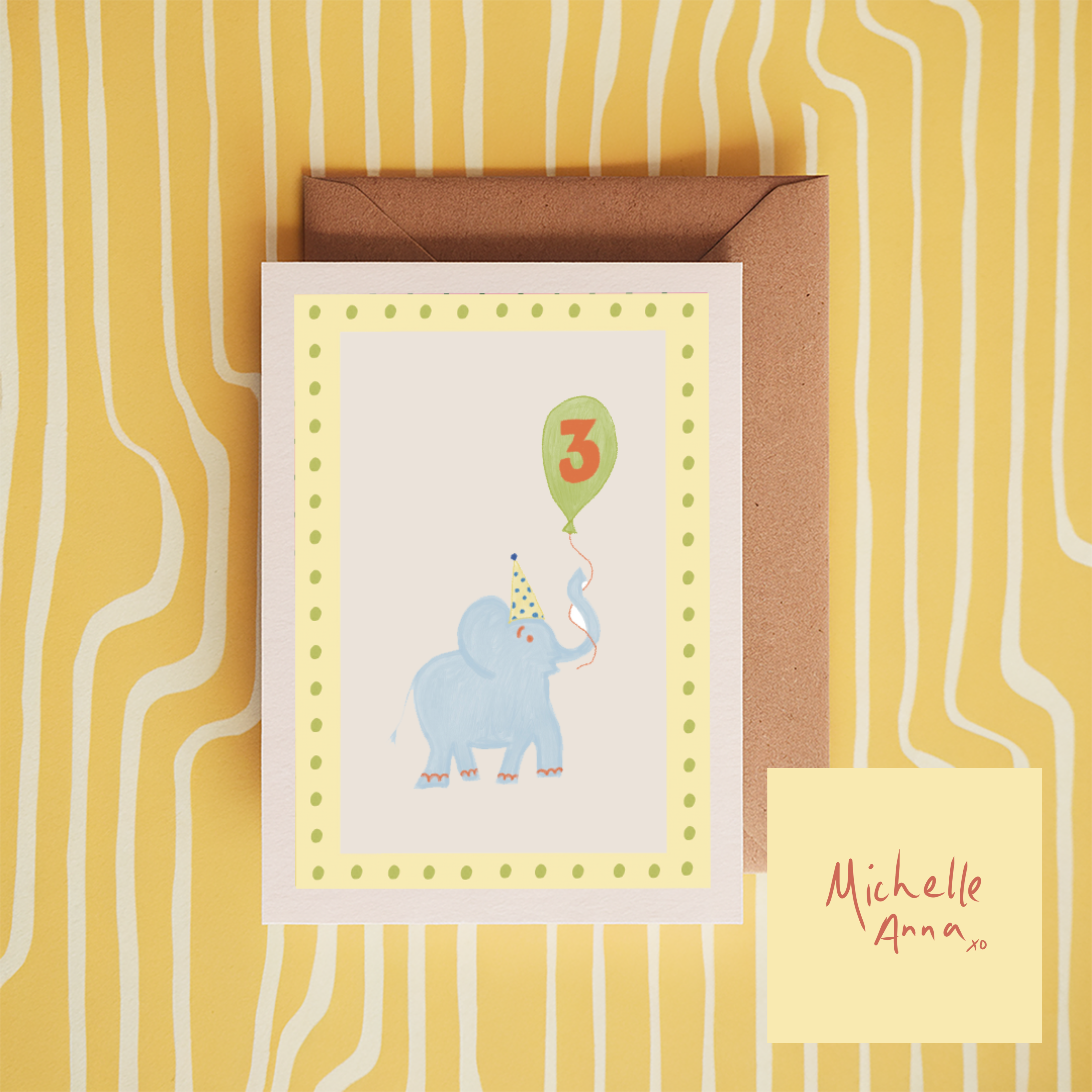 Animal Age Cards 5x7 card