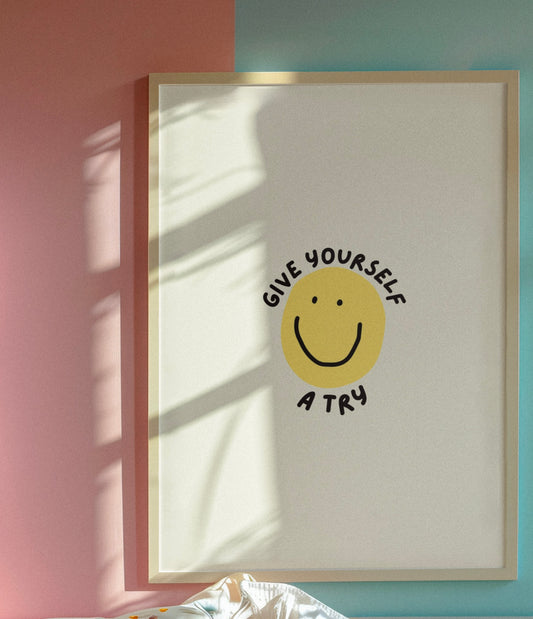 Give yourself a try The 1975 inspired print