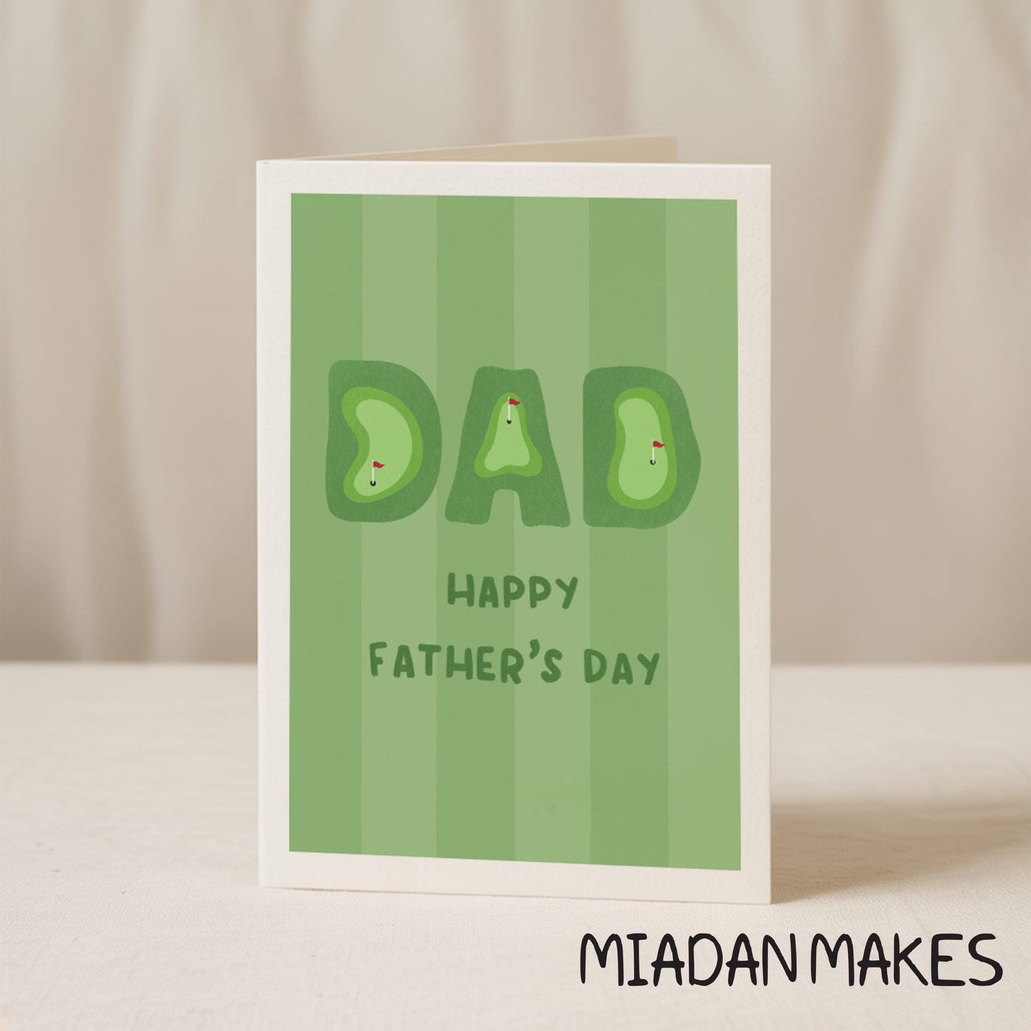 Happy Fathers Day 5x7 card
