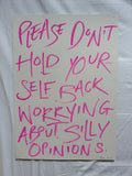 Please don’t hold yourself back A3