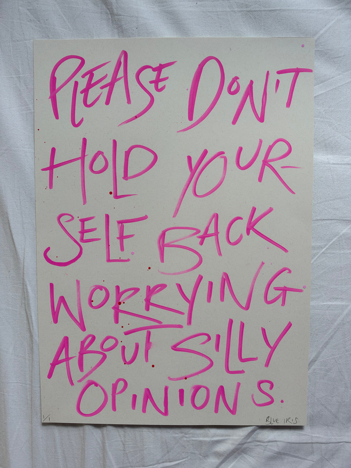 Please don’t hold yourself back A3