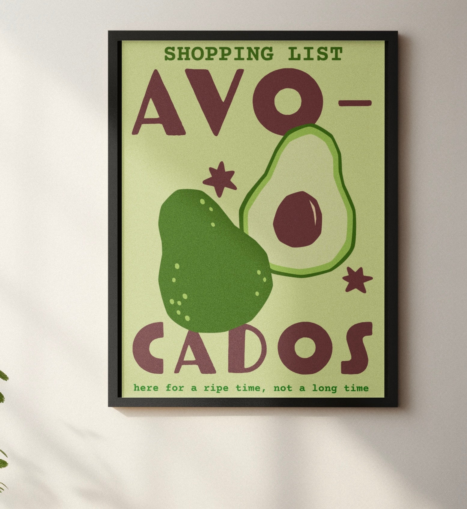 Avocados Kitchen print