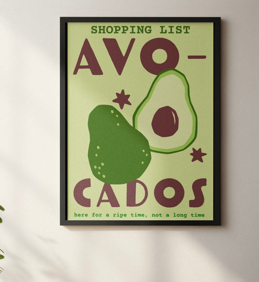 Avocados Kitchen print