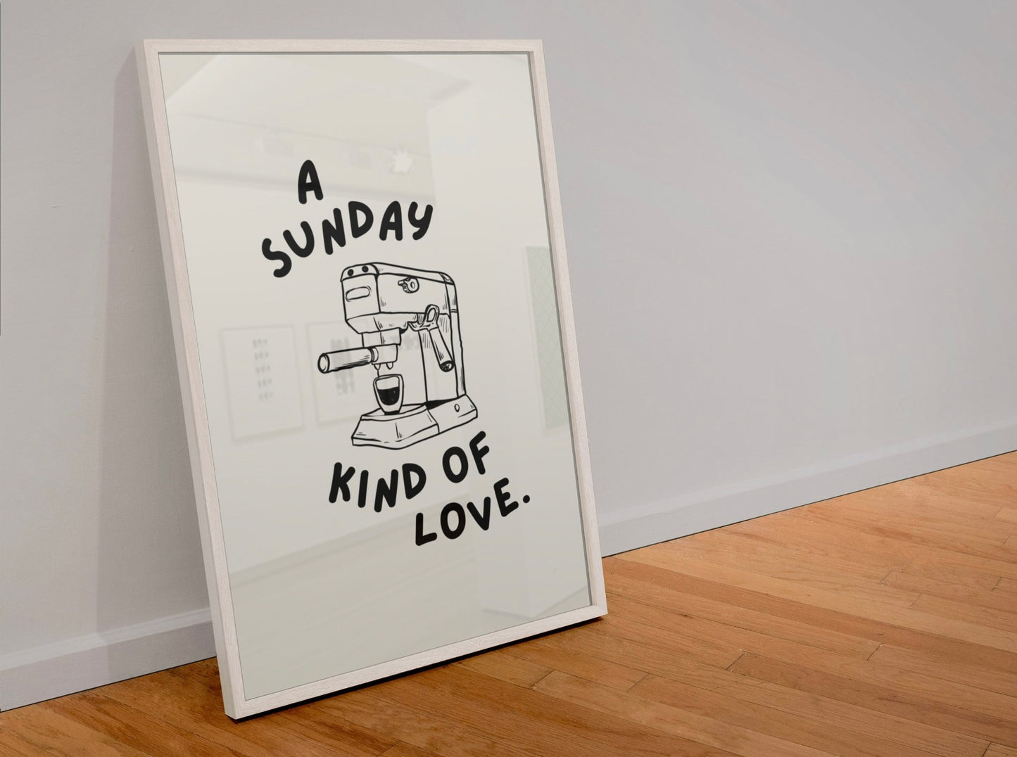 A Sunday kind of love print