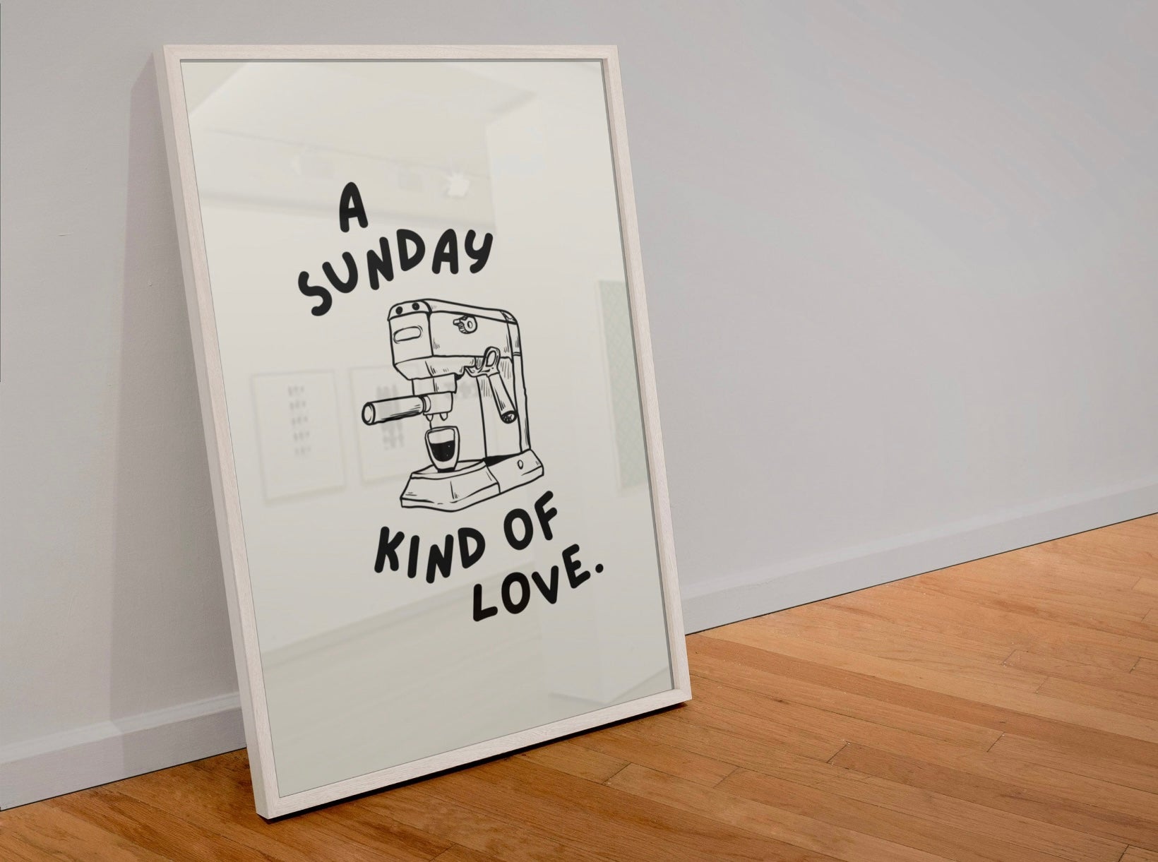 A Sunday kind of love print
