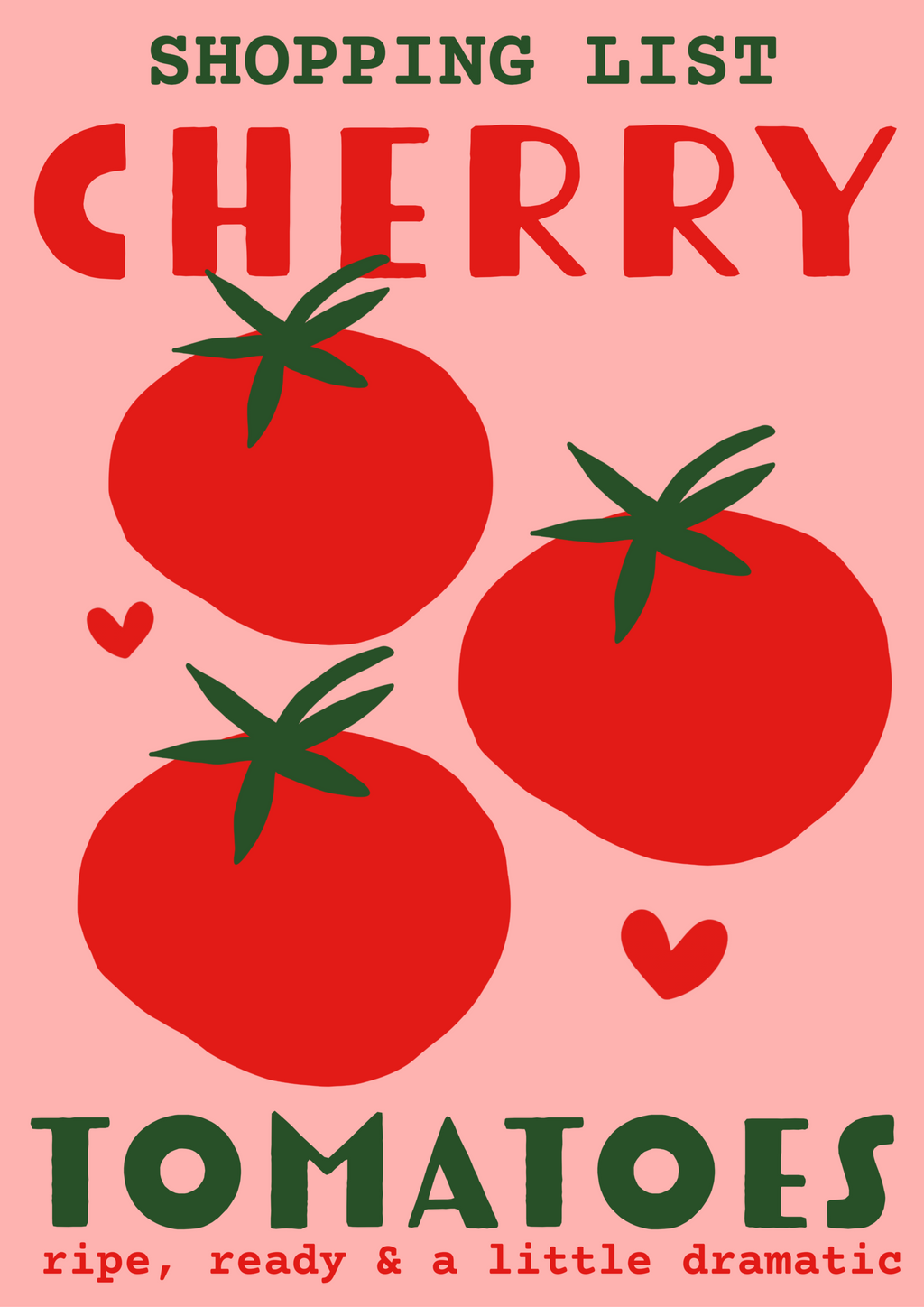 Cherry Tomatoes Kitchen print
