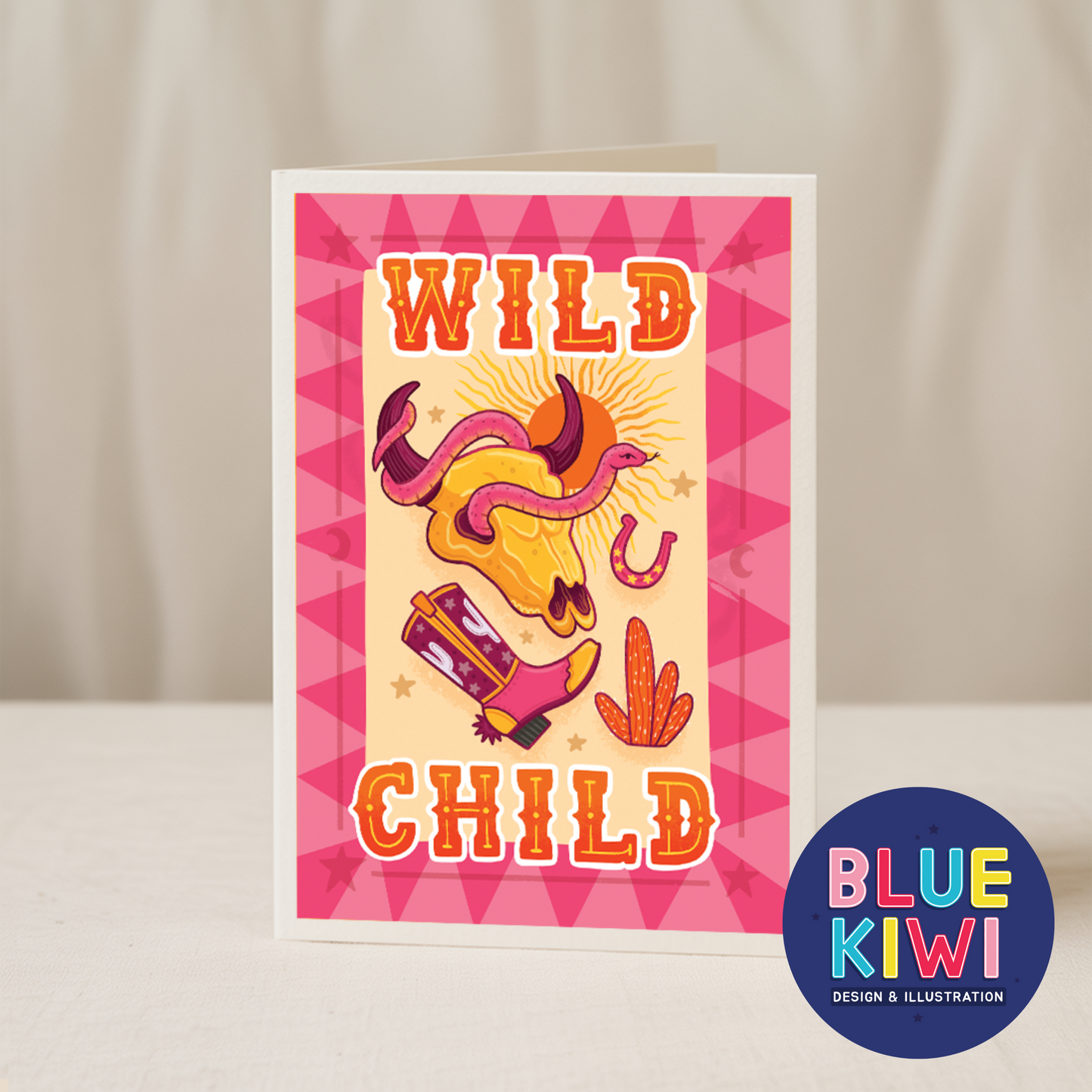 Wild Child 5x7 card