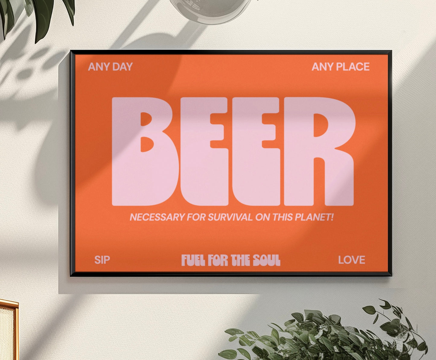 Beer Typography print