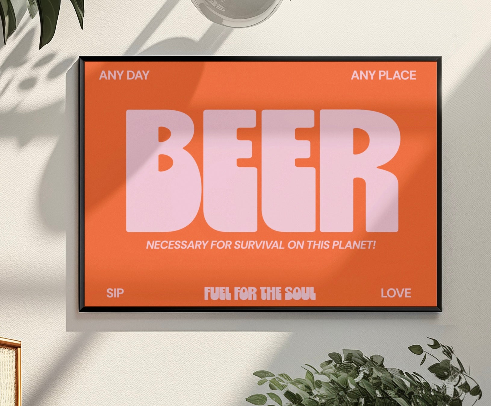 Beer Typography print