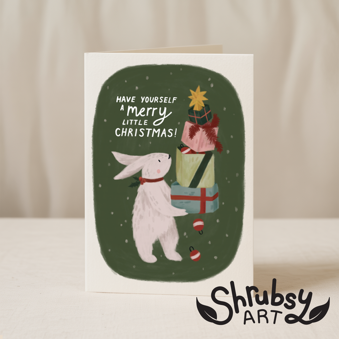 Have yourself a merry little Christmas 5x7 card