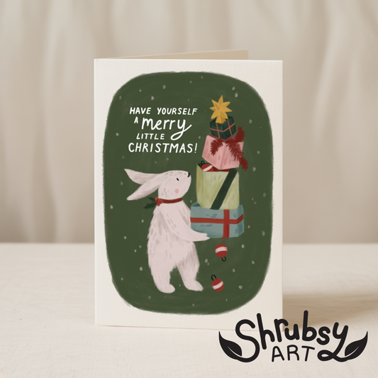 Have yourself a merry little Christmas 5x7 card