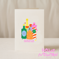 Getting into the Christmas spirit 5x7 card