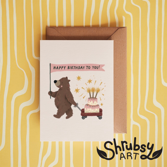 Happy birthday to you 5x7 card