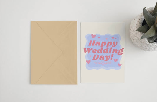 Happy Wedding Day! 5x7 card