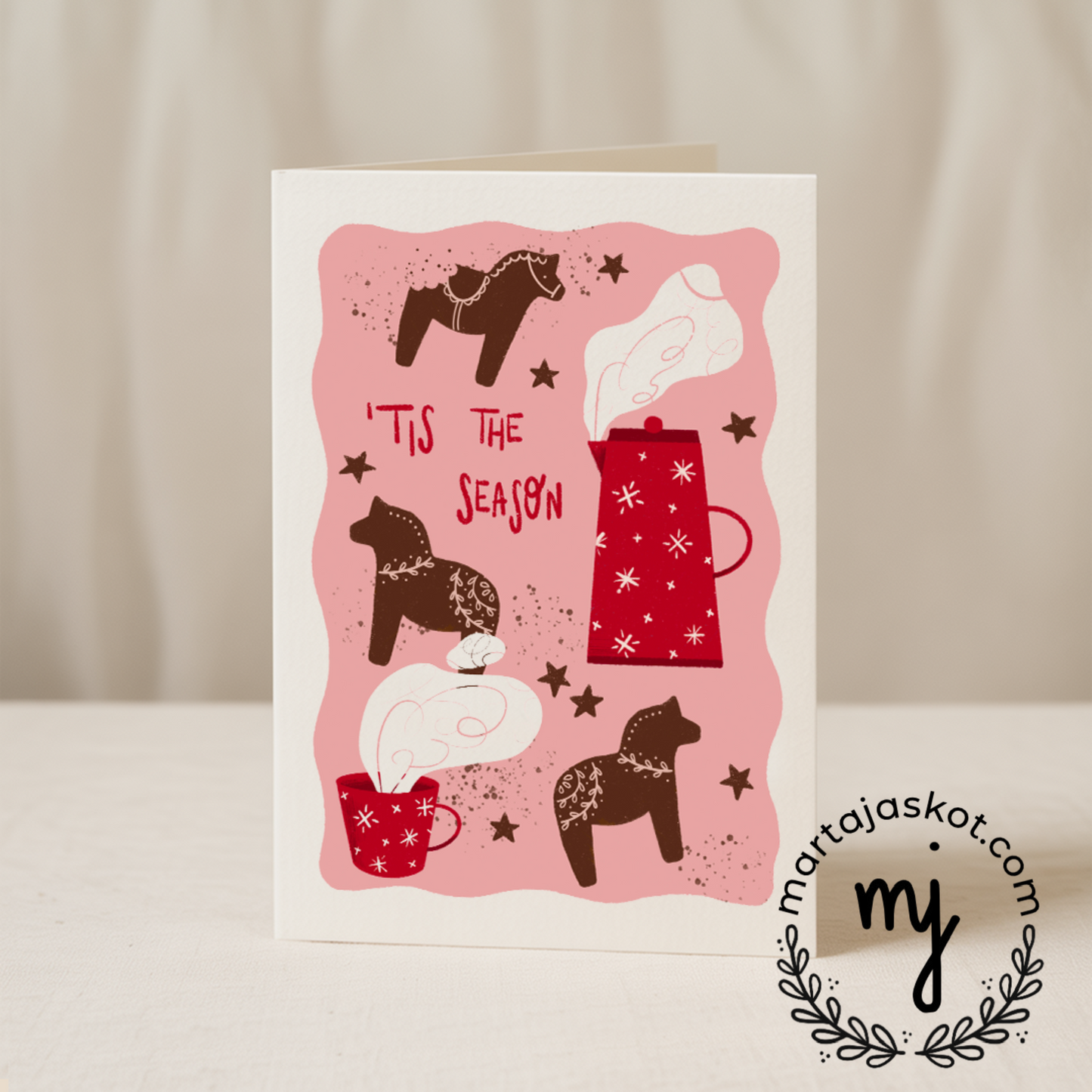 Tis the season 5x7 card