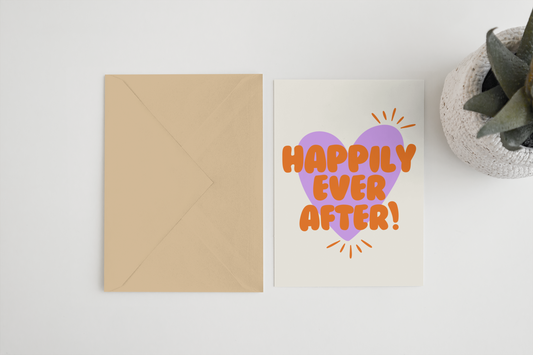 Happily ever after! 5x7 card