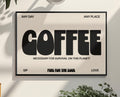 Coffee Typography print