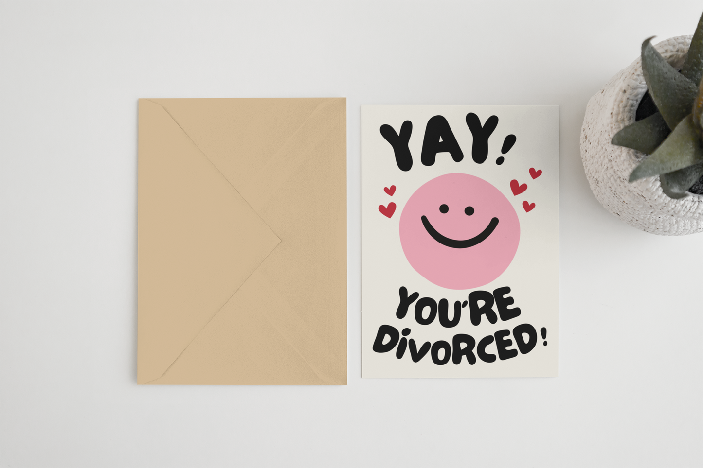 Yay! You’re divorced! 5x7 card