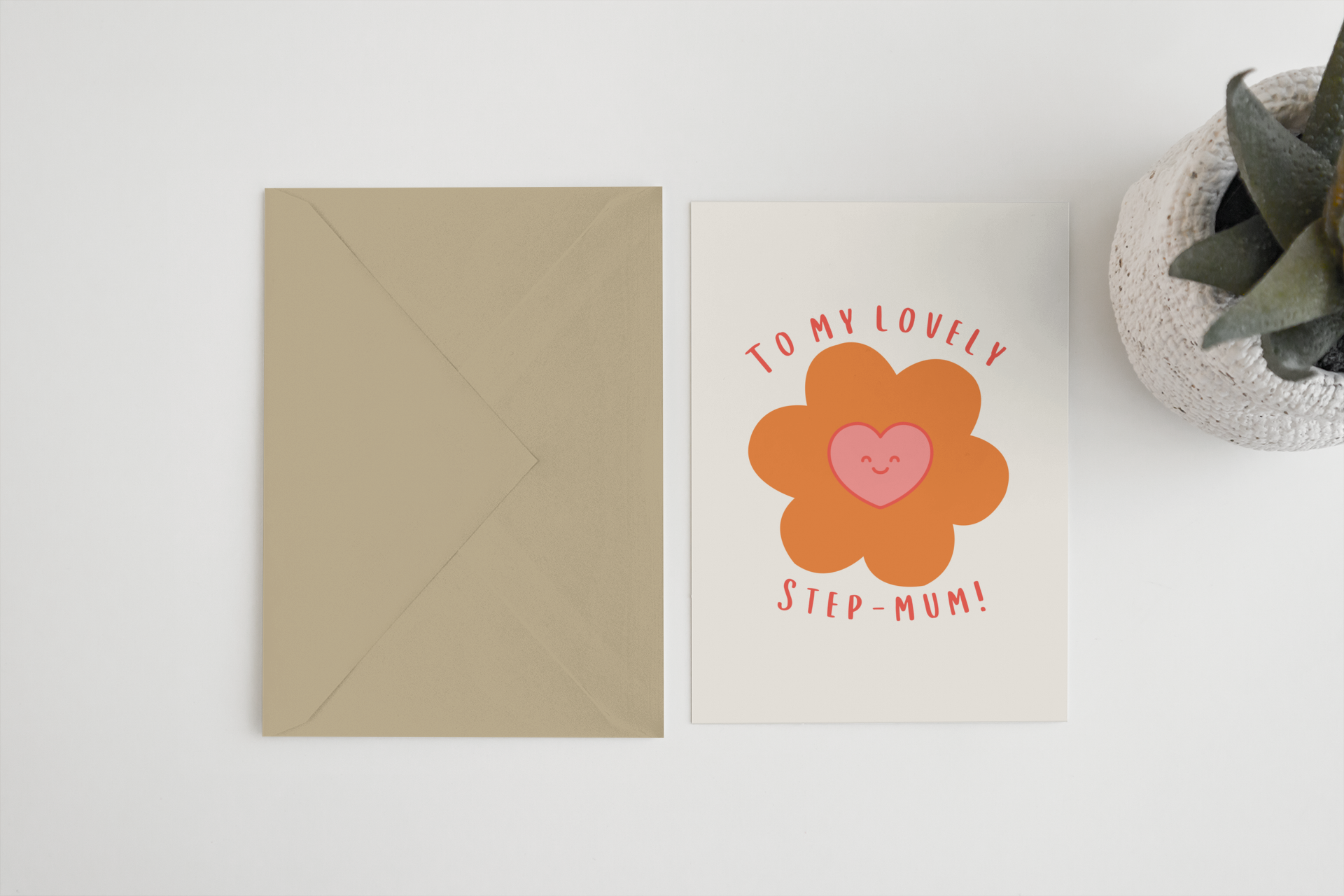 To my lovely step mum 5x7 card