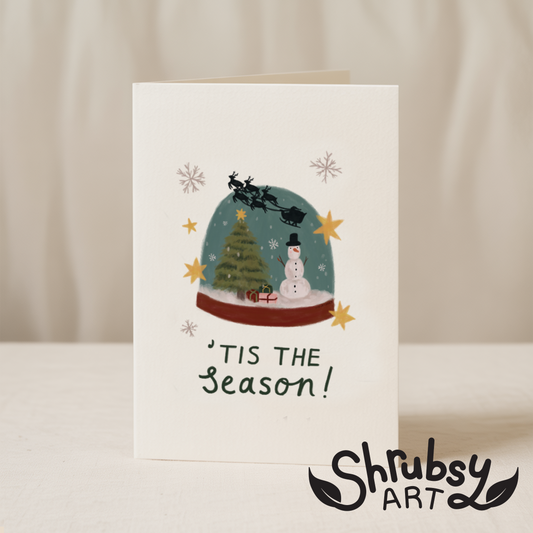 Tis the season 5x7 card