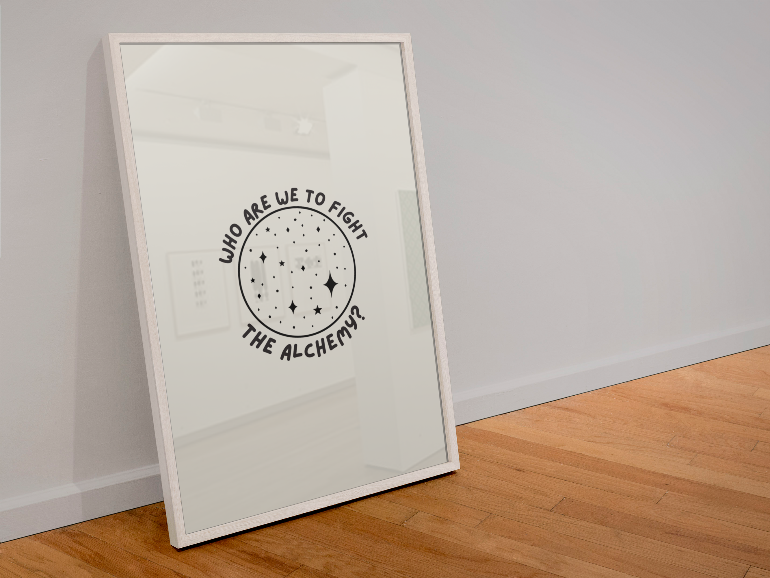Who are we to fight the alchemy? Print