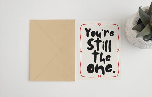You’re still the one 5x7 card