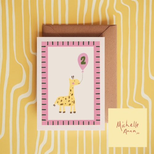 Animal Age Cards 5x7 card