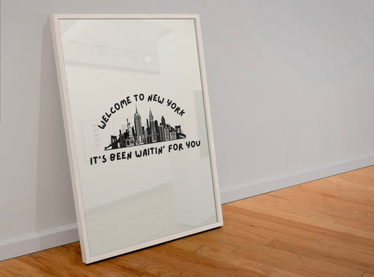 Welcome to New York Print