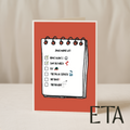 Christmas movie list 5x7 card