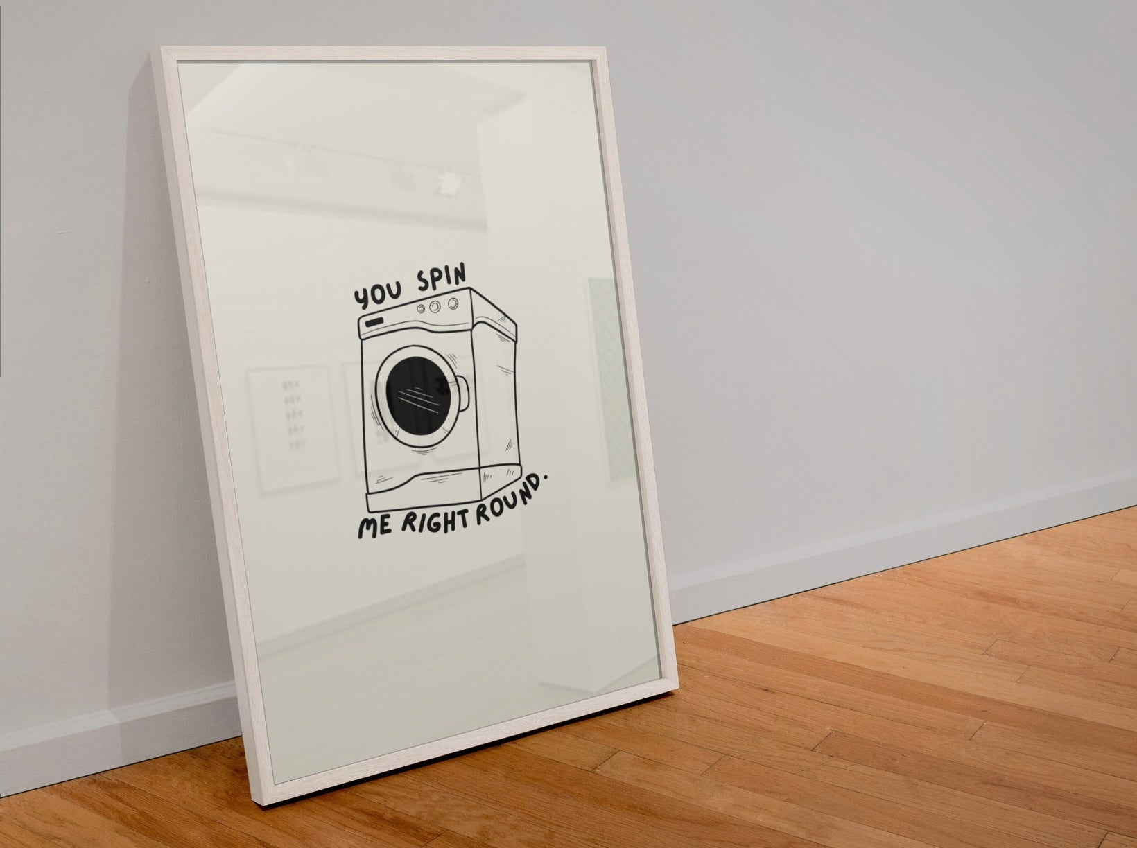 You spin me right round print
