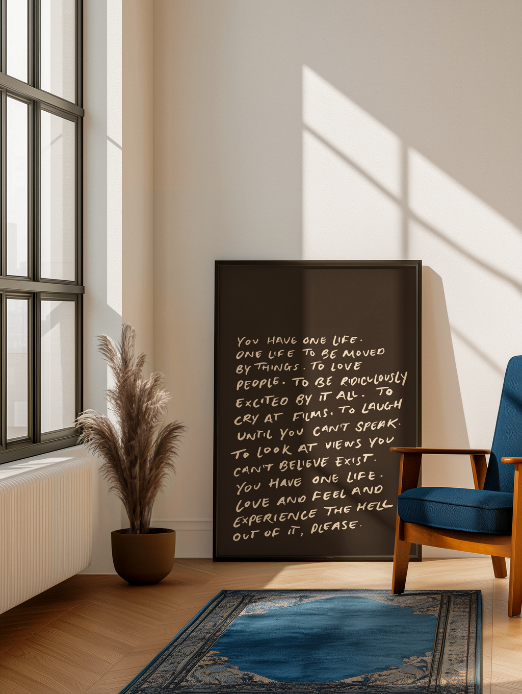 You have one life print