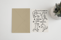 Let’s party & throw some shapes 5x7 card