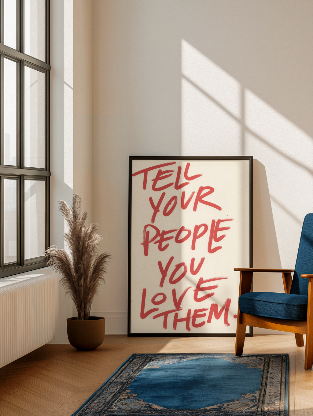 Tell your people you love them print