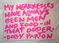 My weaknesses have always been - Dolly Parton A3 original art piece