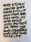 More kitchen dancing A3 original art piece
