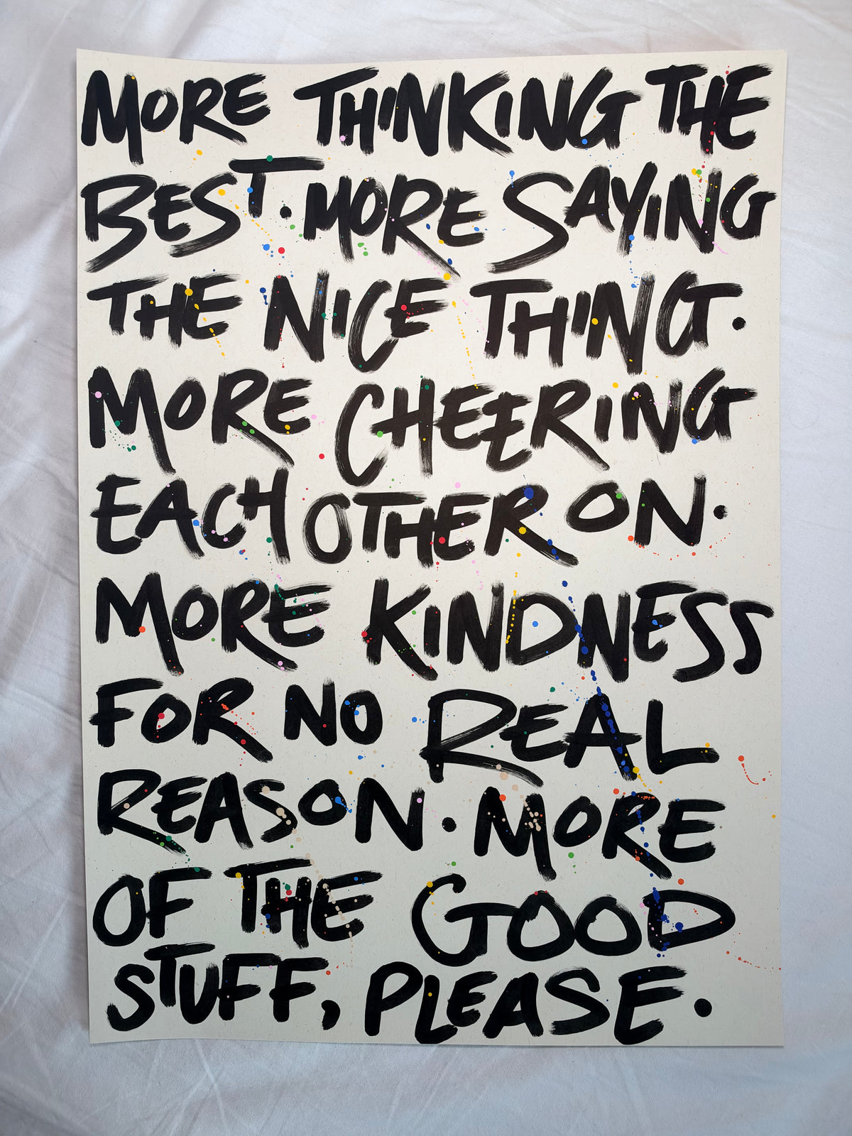 More thinking the best A3 original art piece