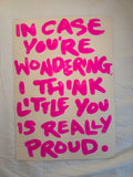 I think little you would be really proud A3 original art piece
