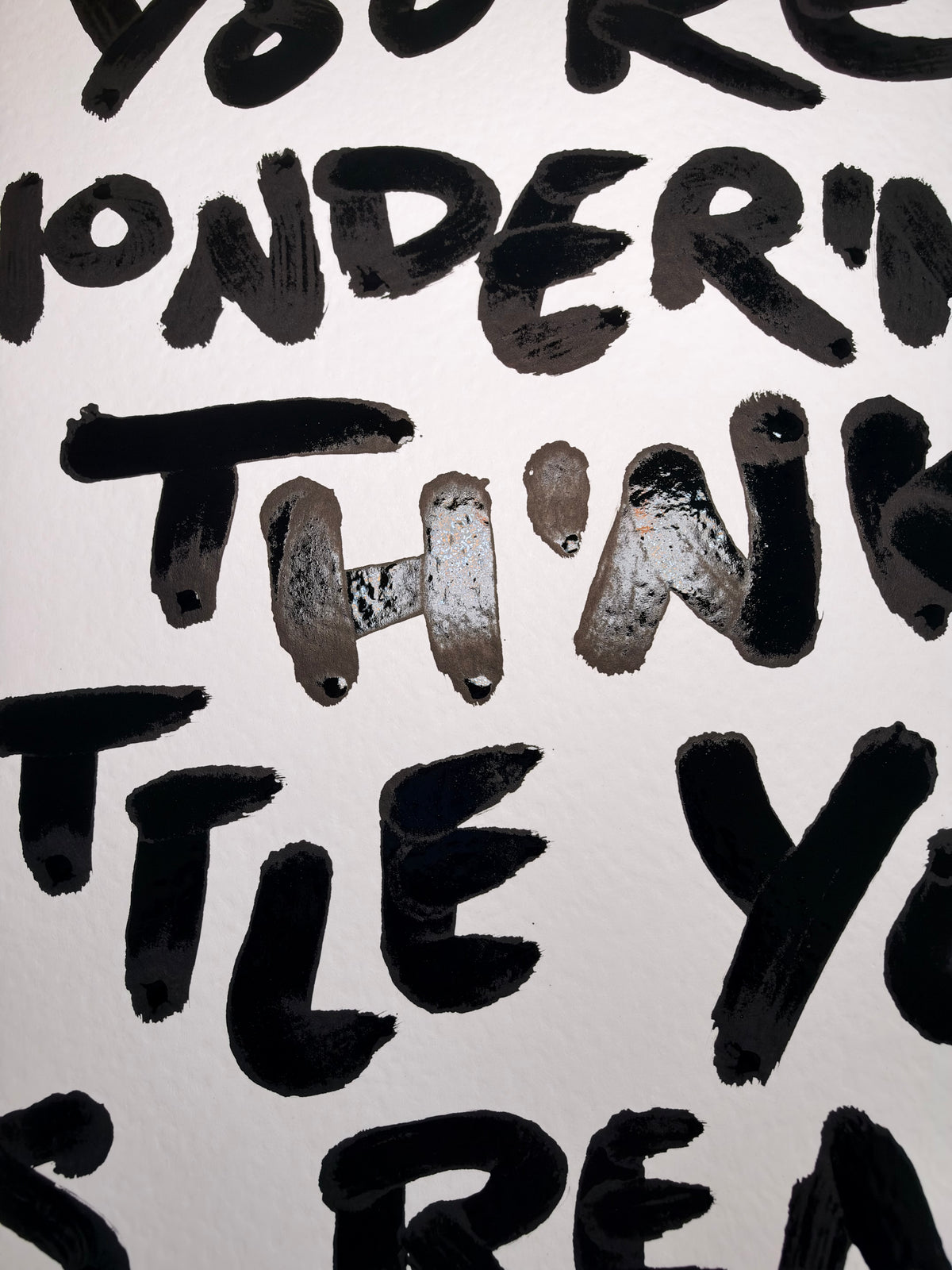 I think little you would be really proud A3 original art piece